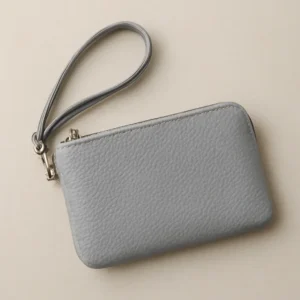 Pebble Grain Mini Wristlet