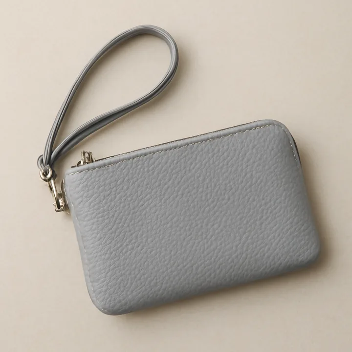 Pebble Grain Mini Wristlet
