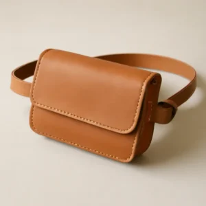 Maple Stitch Leather Belt Bag