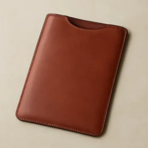 holloway leather receipt sleeve