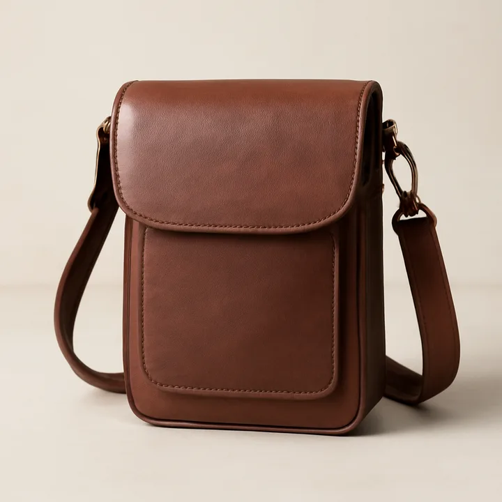 oxford leather sling bag