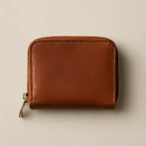 Fernwood leather zip coin case