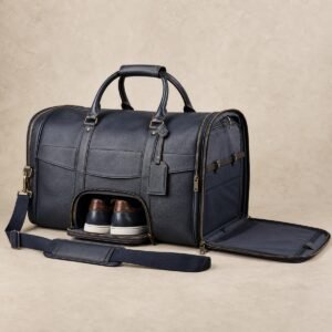 Convertible Leather Garment Duffel product image