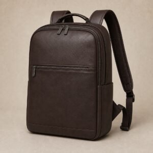 Executive Leather Laptop Backpack product image