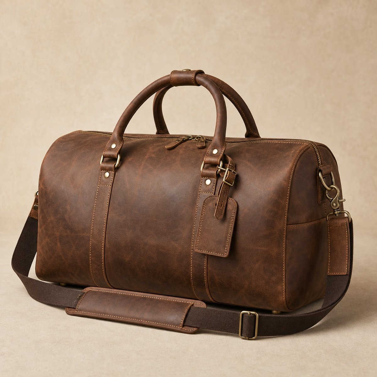 Heritage Leather Weekender product image