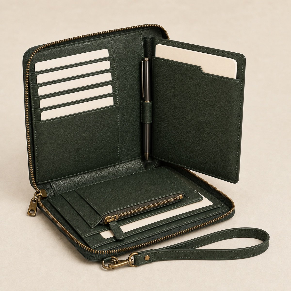 Zip-Around Leather Organizer product image